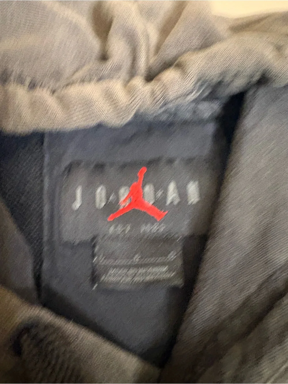 Nike Air Jordan S/S Sweatshirt Hoodie Zion Cutoff Black DA9842-010 Men's L